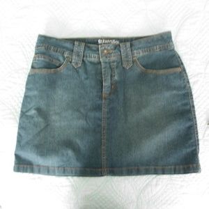 Woman's jean skort